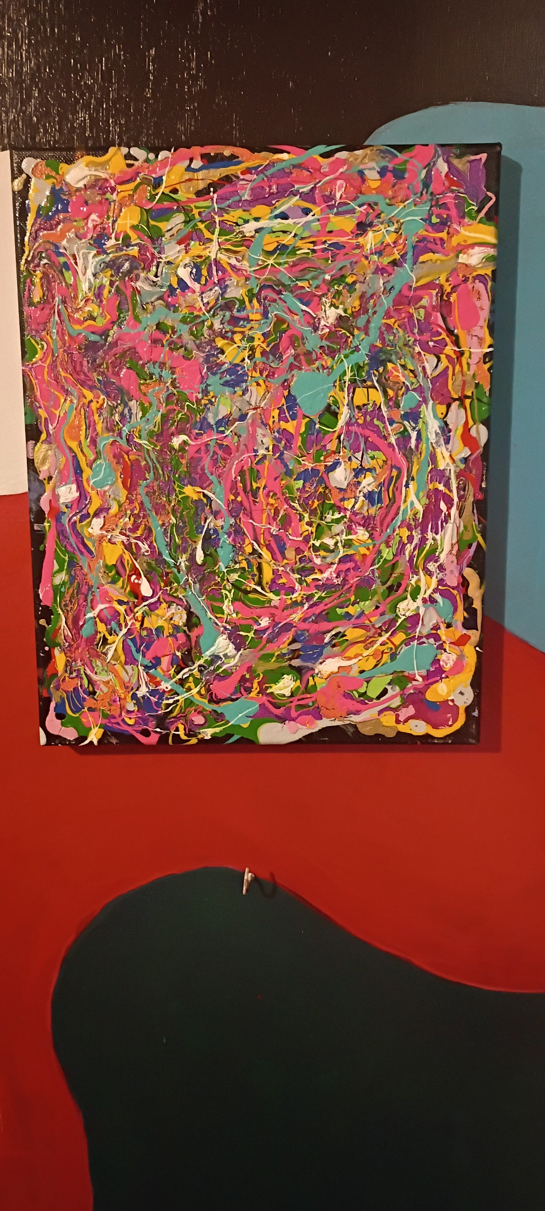 Splatter paint