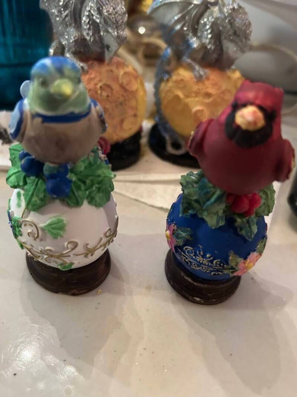 cardinal and sparrow