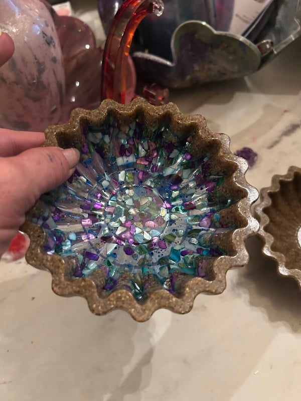 small epoxy bowl