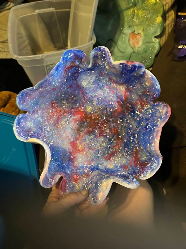 sparkle glitter bowl
