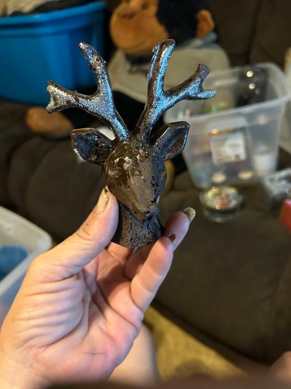 ugly deer head