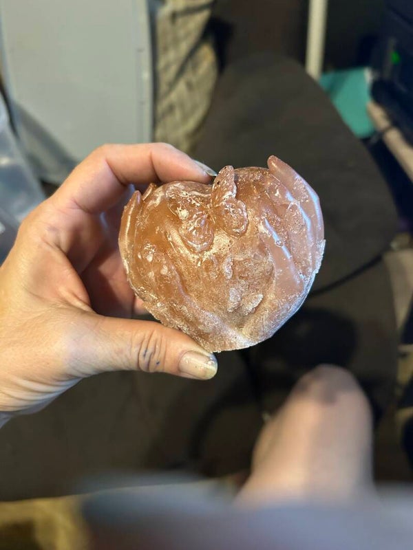 heart paper weight