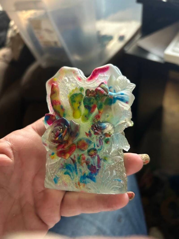 BABY FEET PAPER WEIGHT