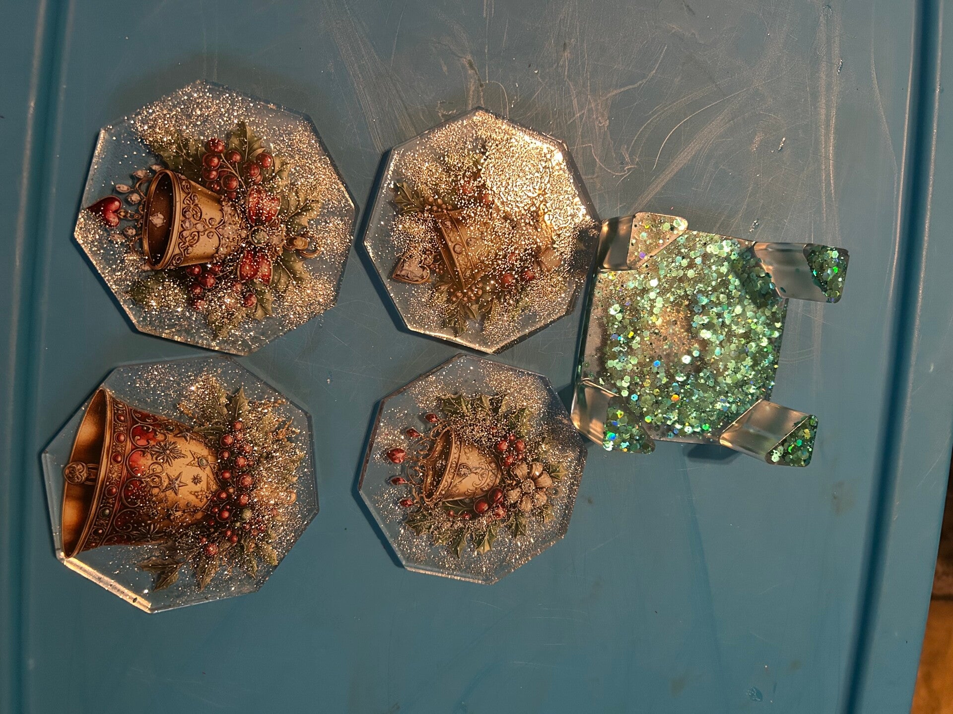 Christmas coasters