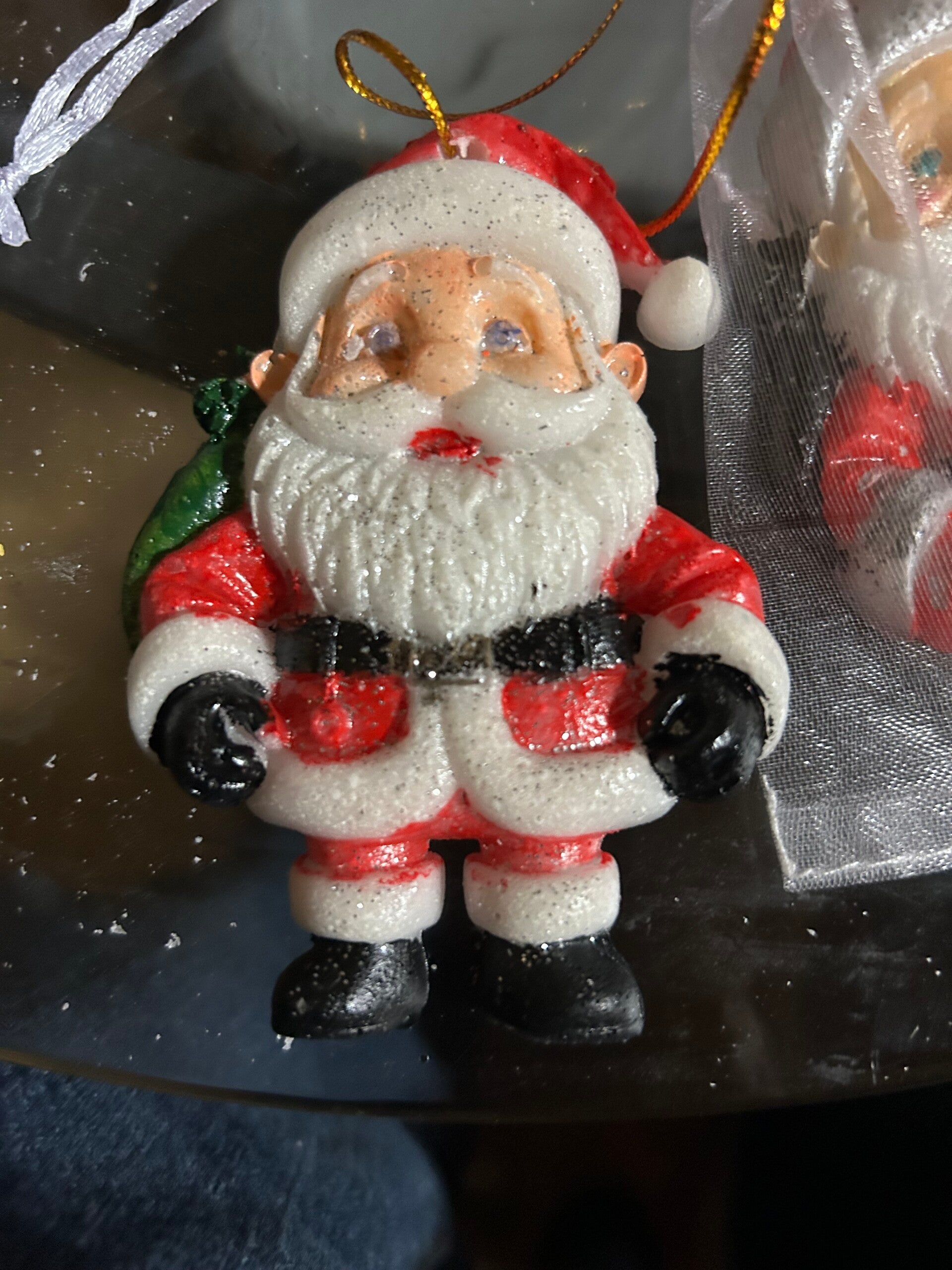 santa ornaments