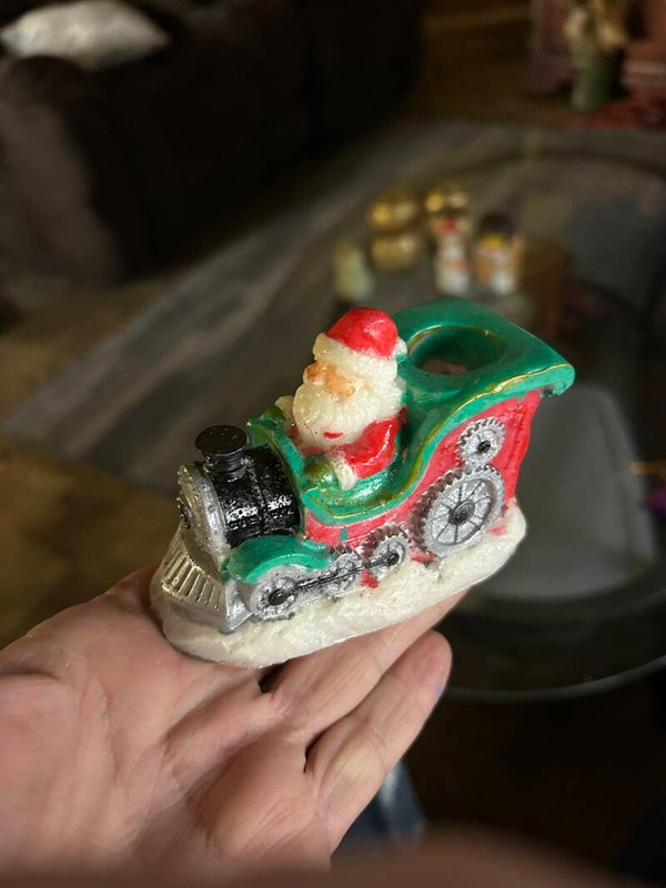 santas coming  train