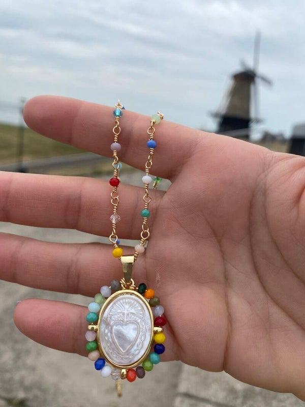 Multi pendant necklace