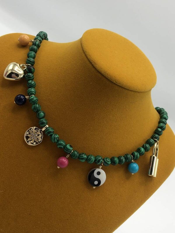Funny Smaragd necklace