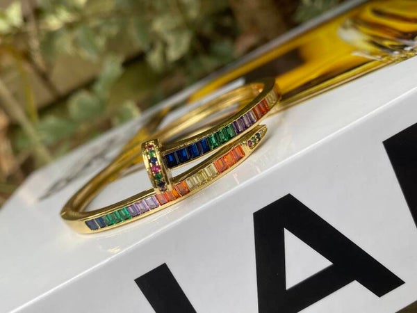 Spike bracelet multicolour