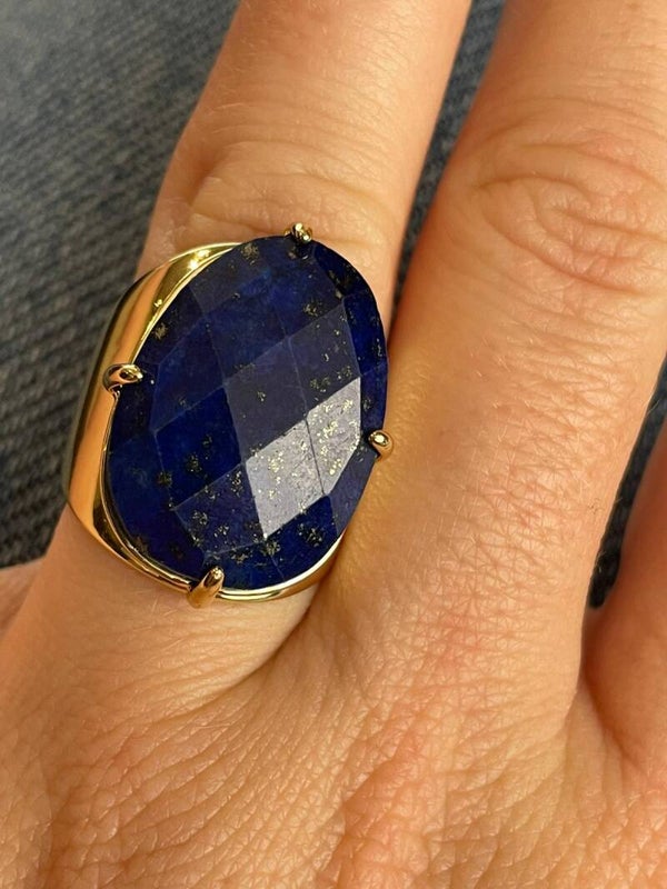 Kabalt blue stone ring