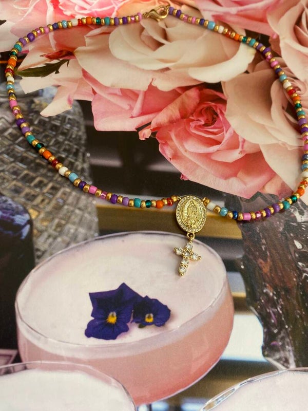 Rose necklace
