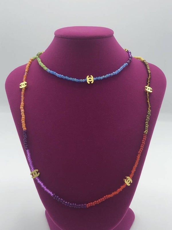 Long XXL necklace colour