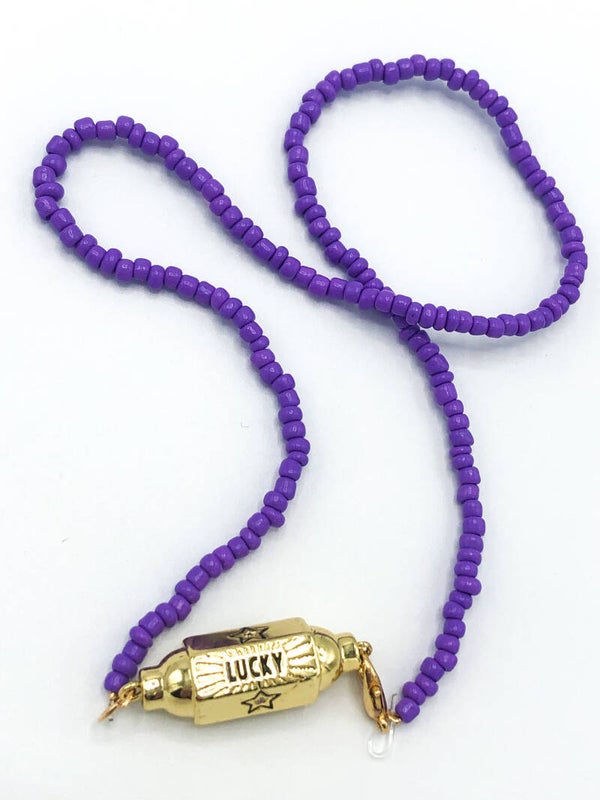 Purple luck necklace