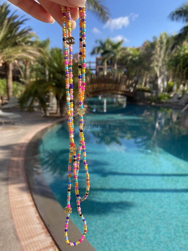 Long Xxl multi with touch of gold