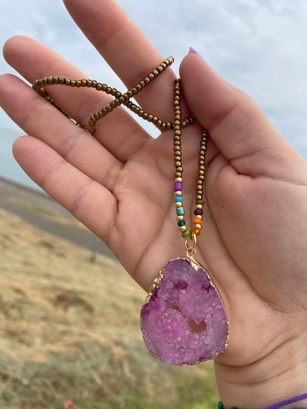 Natuursteen necklace
