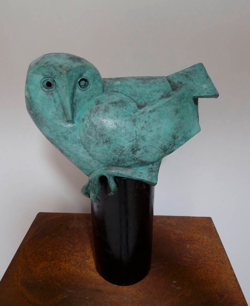 Kerkuil, brons, 27 x 36 x 17 cm.