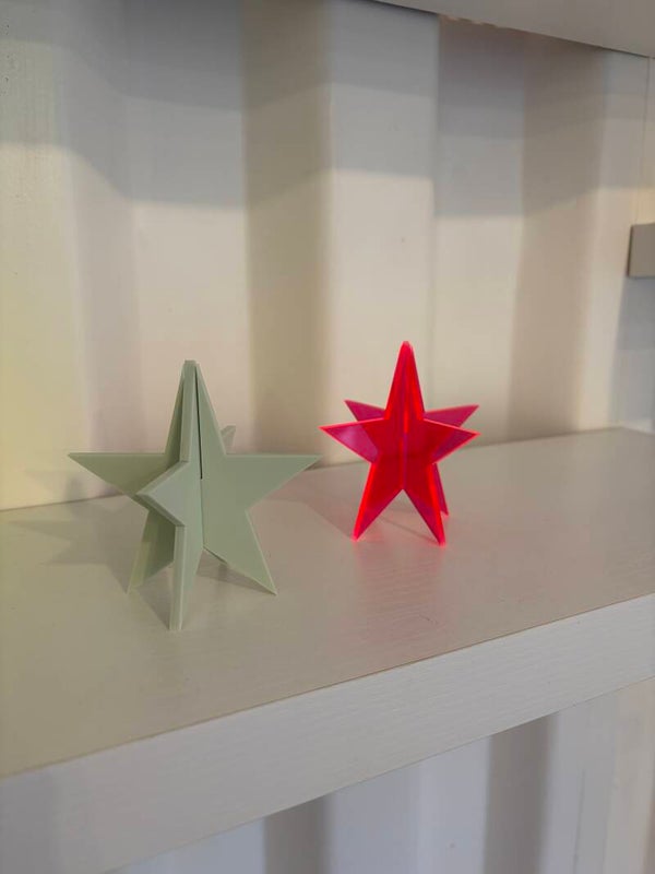 Acryl kerstster