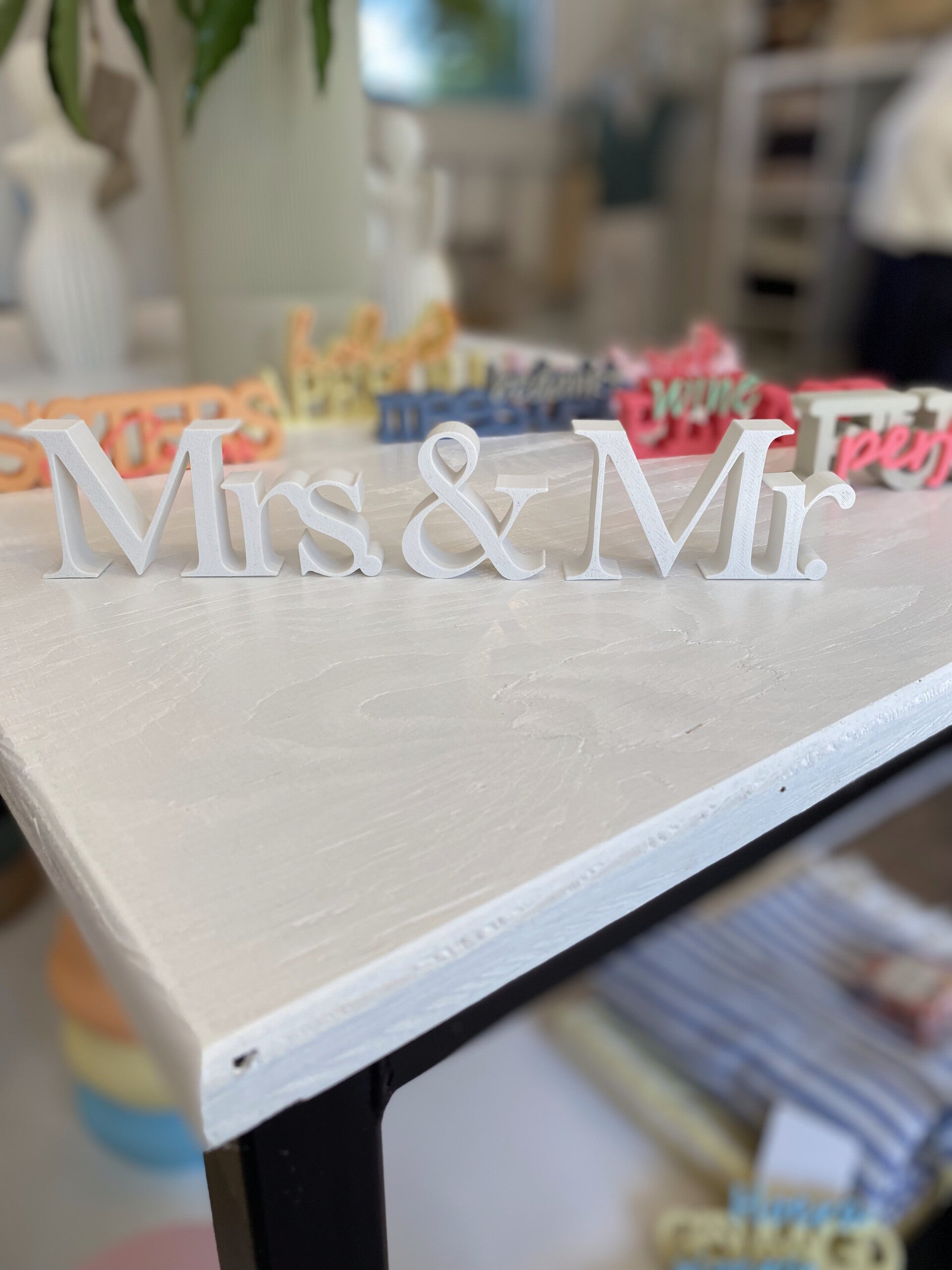 Wordpop Mr & Mrs