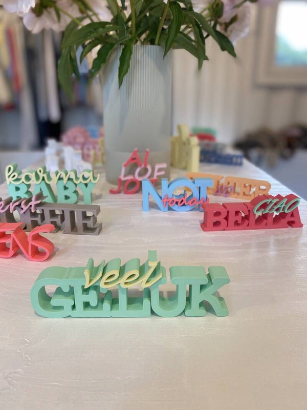 Wordpop Veel Geluk