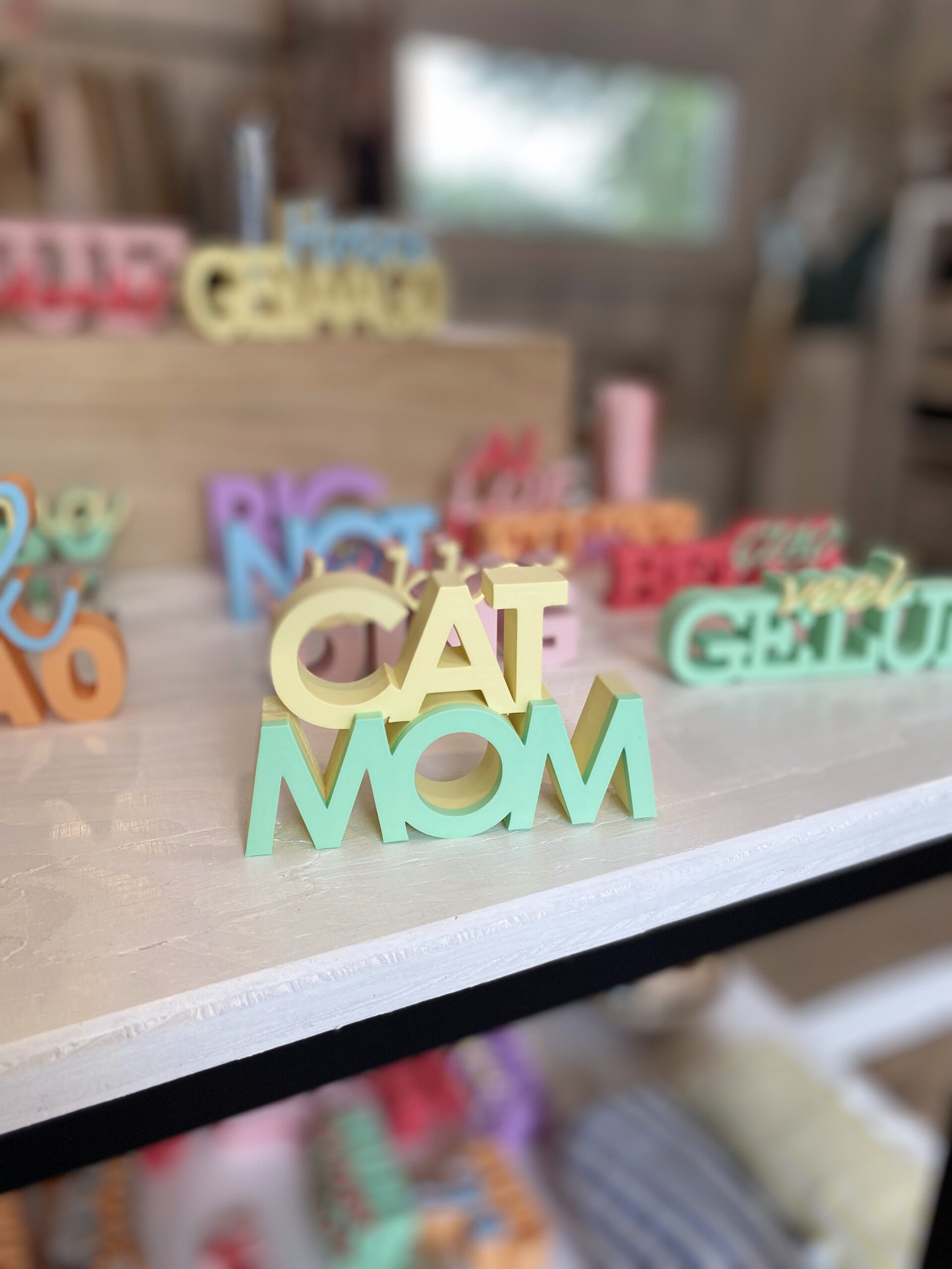Wordpop Cat Mom
