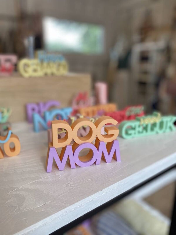 Wordpop Dog Mom