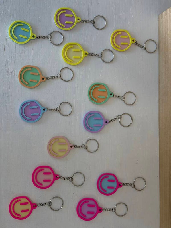 Smiley sleutelhanger
