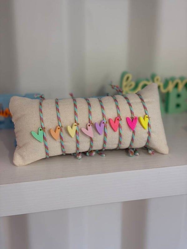 Maritiem armbandje met hartje