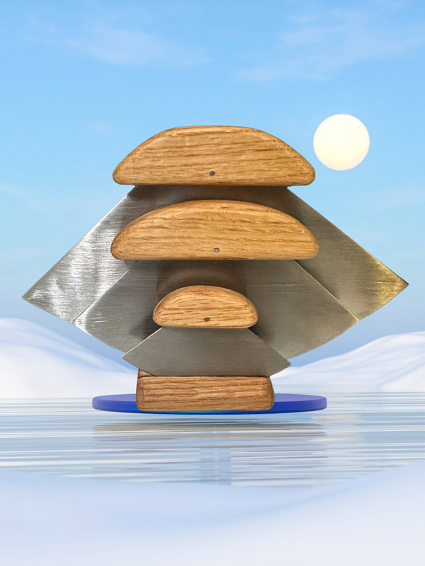 Set of inupiaq style ulu’s inupiaq artist misak kinneeveauk