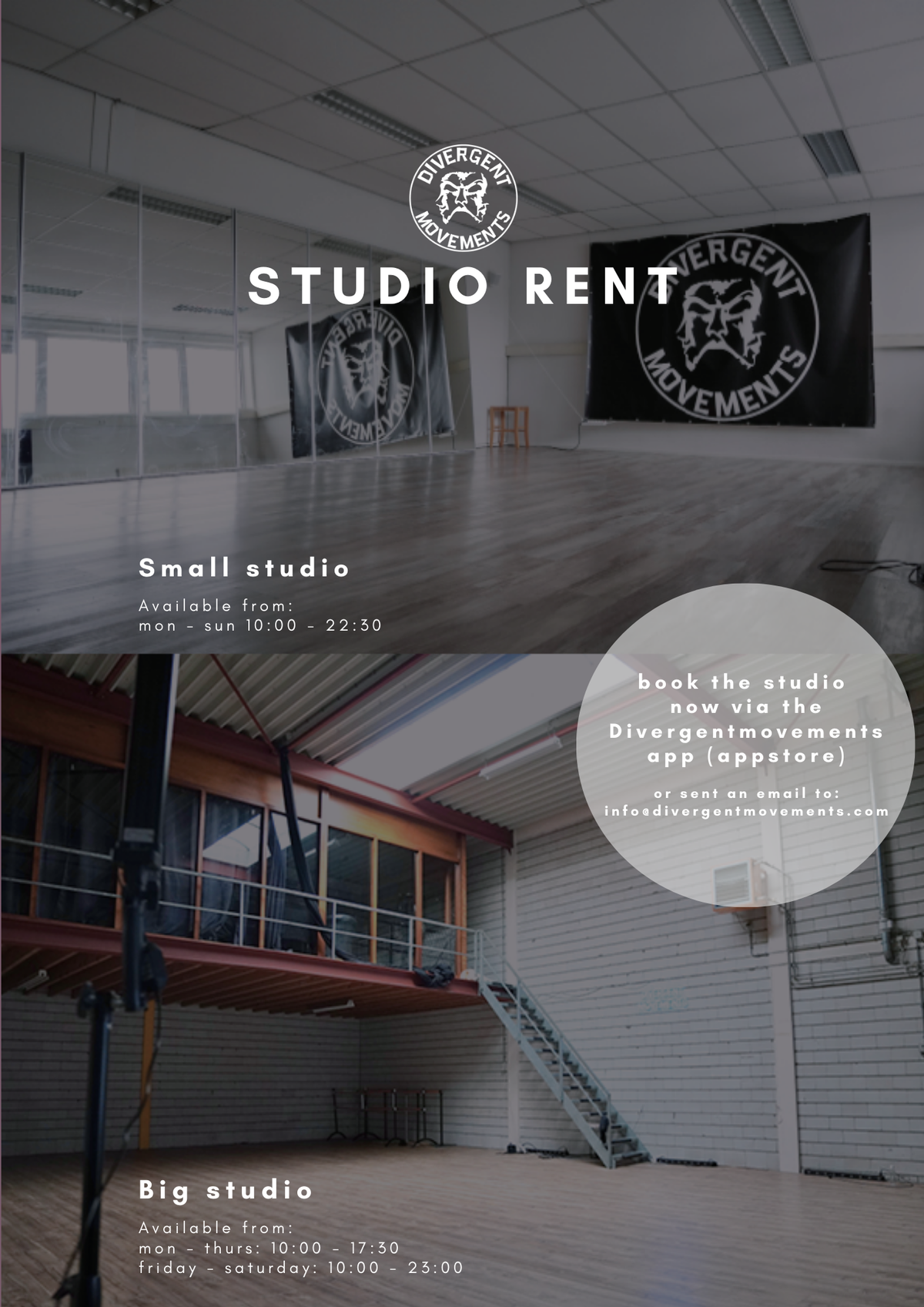 STUDIO RENT | Divergent Movements