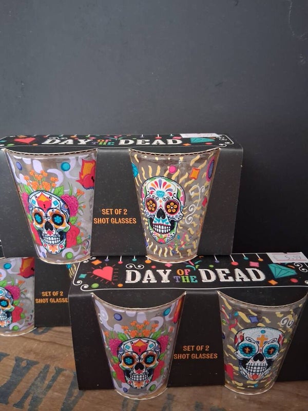Dia de Los Muertos Shotglazen