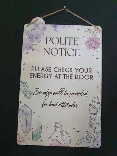 Check Your Energy at the Door