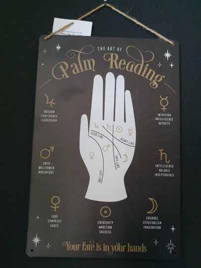 Palm Reading Sign