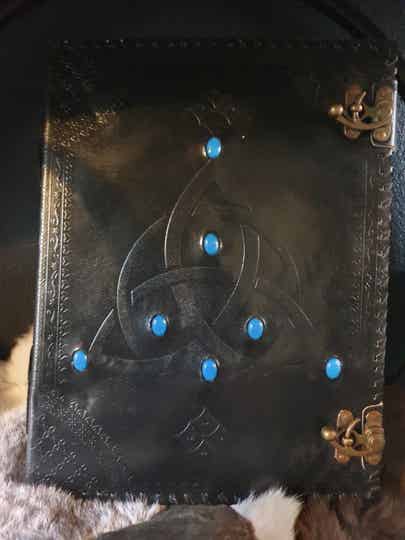 Triquetra Leather Journal
