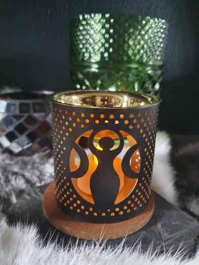 Cresent Moon Goddess Oil Burner