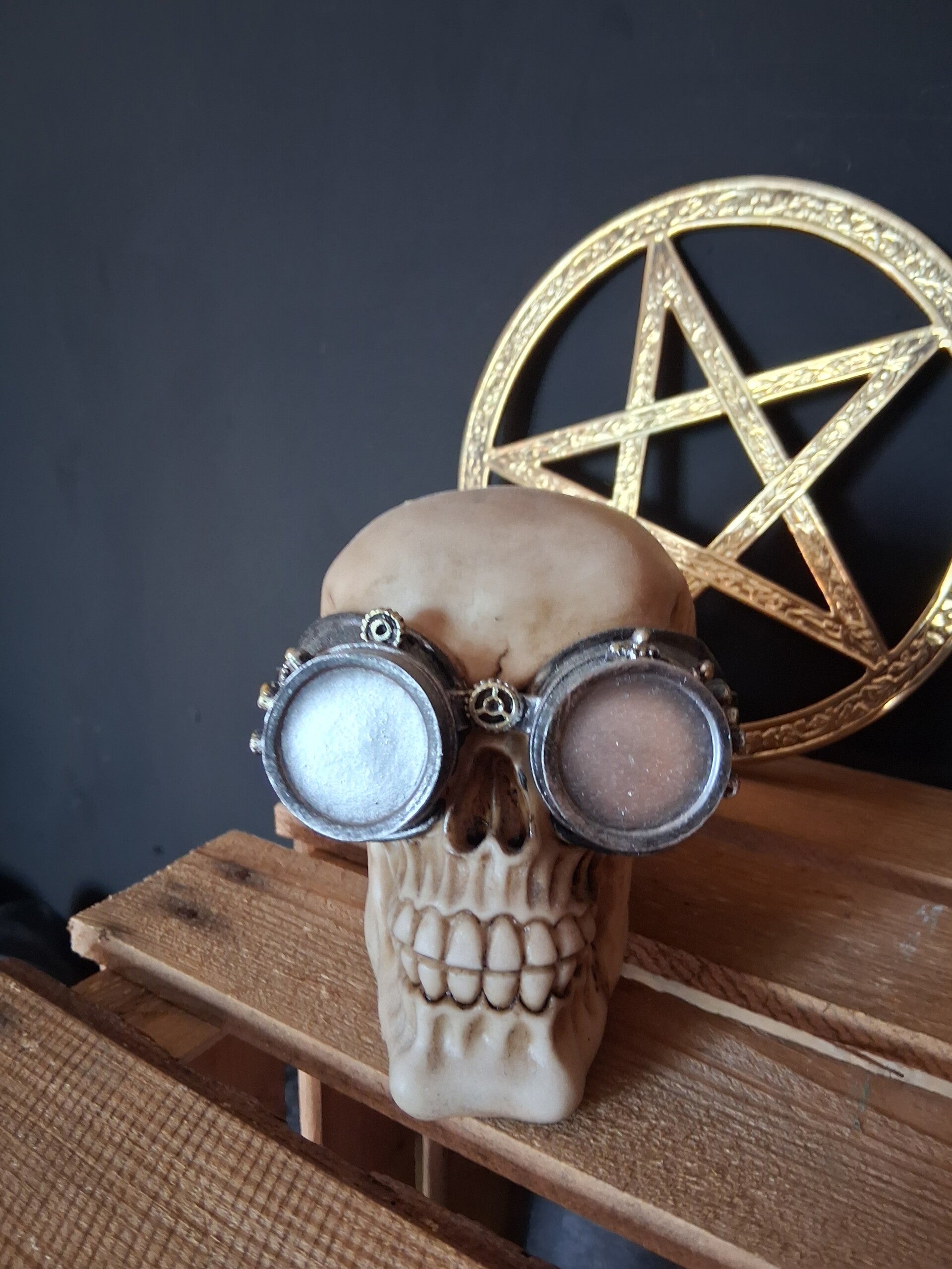 Puckator - Schedel Steampunk Zilver
