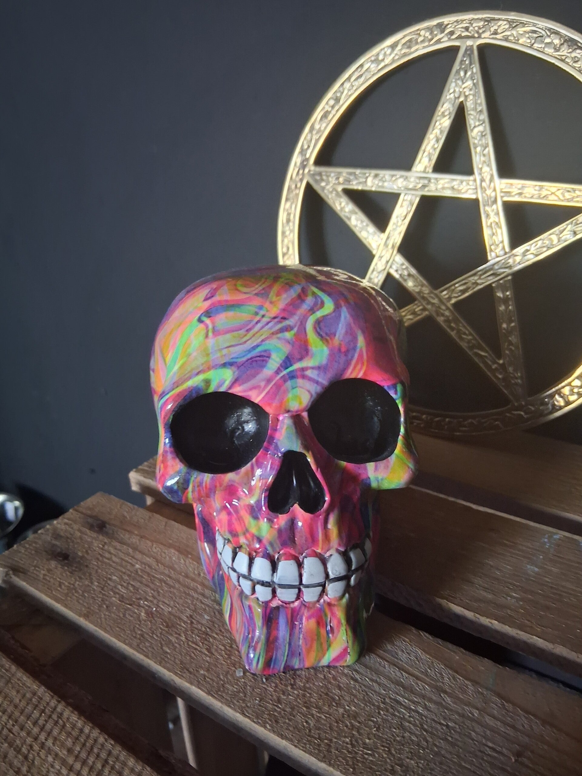 Rainbow Skull