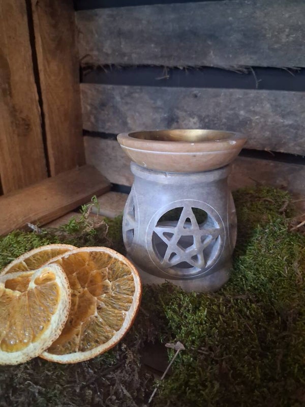 Zeepsteen Pentagram Waxwarmer