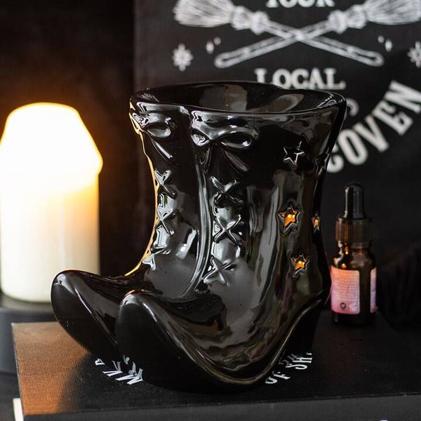 Black Witch Boots Wax Warmer