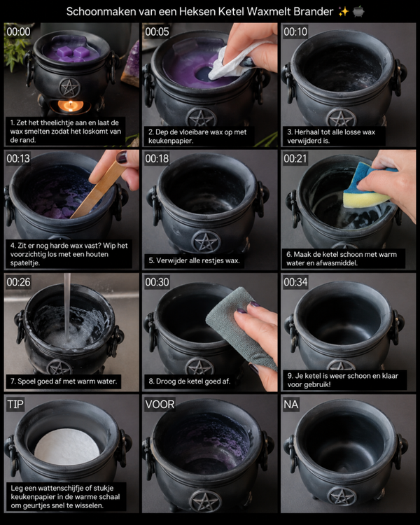 Tip Waxbrander Schoonmaken