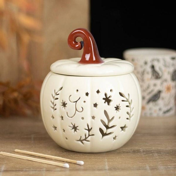 Cream Folk Pumpkin Wax Warmer