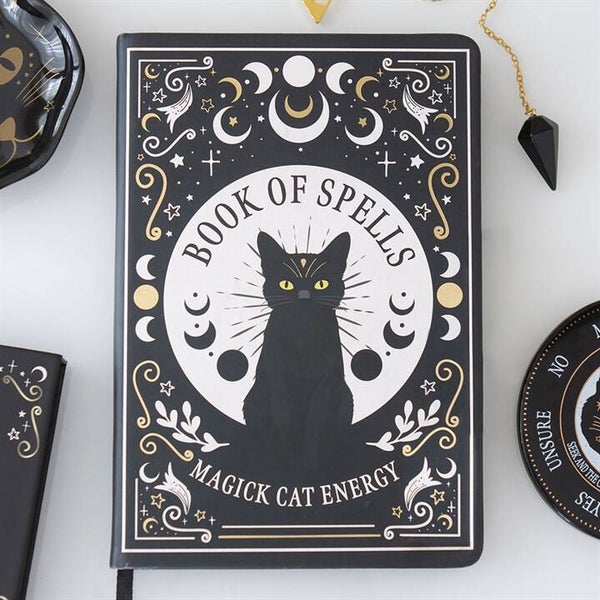 Black Cat Magic Book of Spells Notitieboek