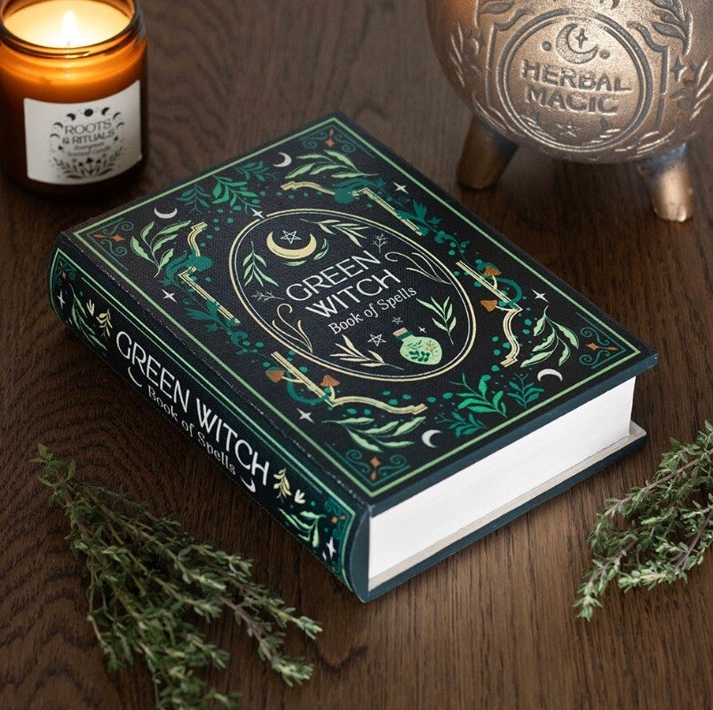 Green Witch Storage Book