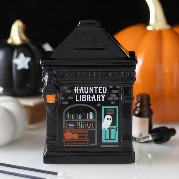 Haunted Library Oil Burner
