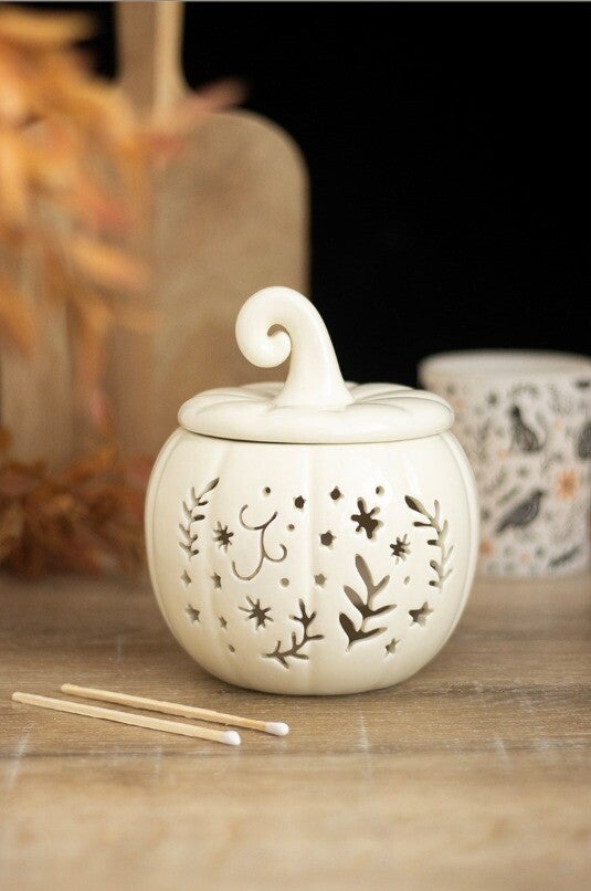 Cream Folk Pumpkin Waxwarmer