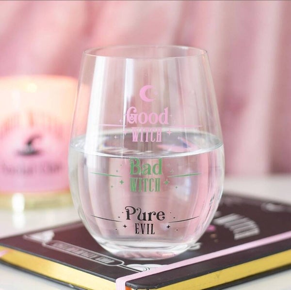 Good Witch Bad Witch Glas