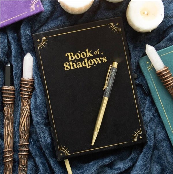 Book Of Shadows Notitieboek Met Obsidiaan Pen