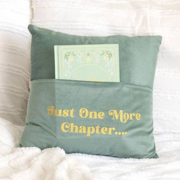 Just One More Chapter Cushion