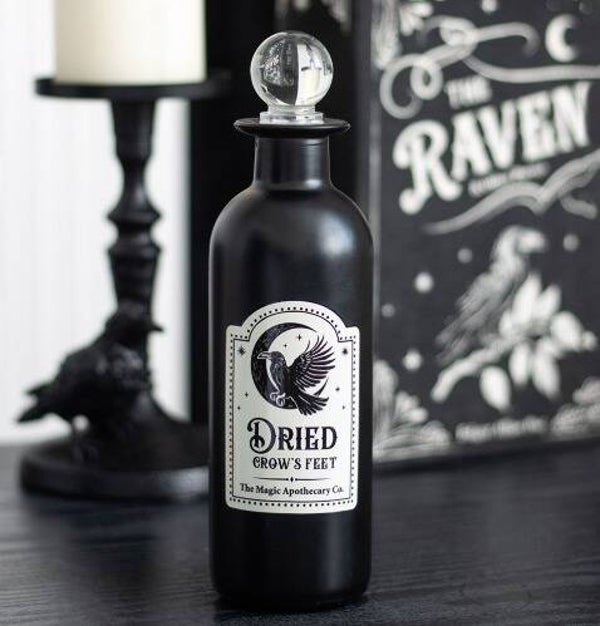 Dried Crow's Feet Potion Bottle Decoratief