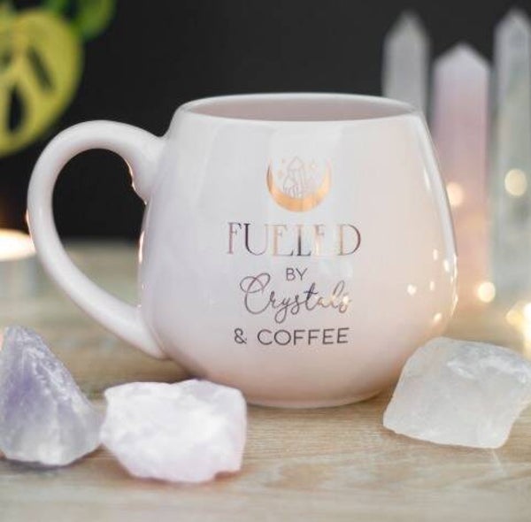 Crystals & Coffee Mok