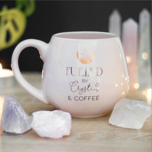 Crystals & Coffee Mok